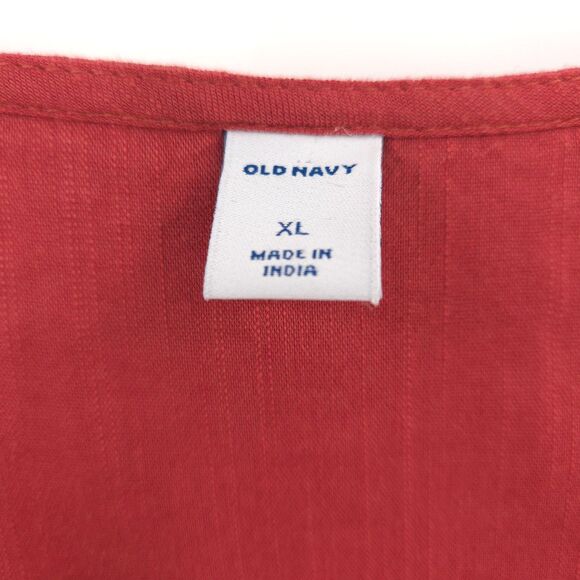 Old Navy square neck peasant tunic top Size XL cotton blend Boho - Picture 6 of 8